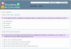 Simulados Perguntas e Respostas + Área Administrativa do Cadastro de Questões e Alternativas (PHP + MySql)